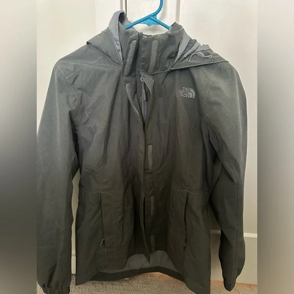 North face gray women’s rain jacket - Picture 2 of 7